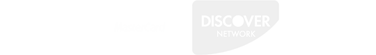 Visa, Mastercard, American Express and Discover accepted