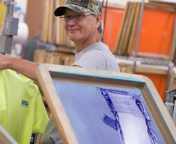 Screen Printing example 4